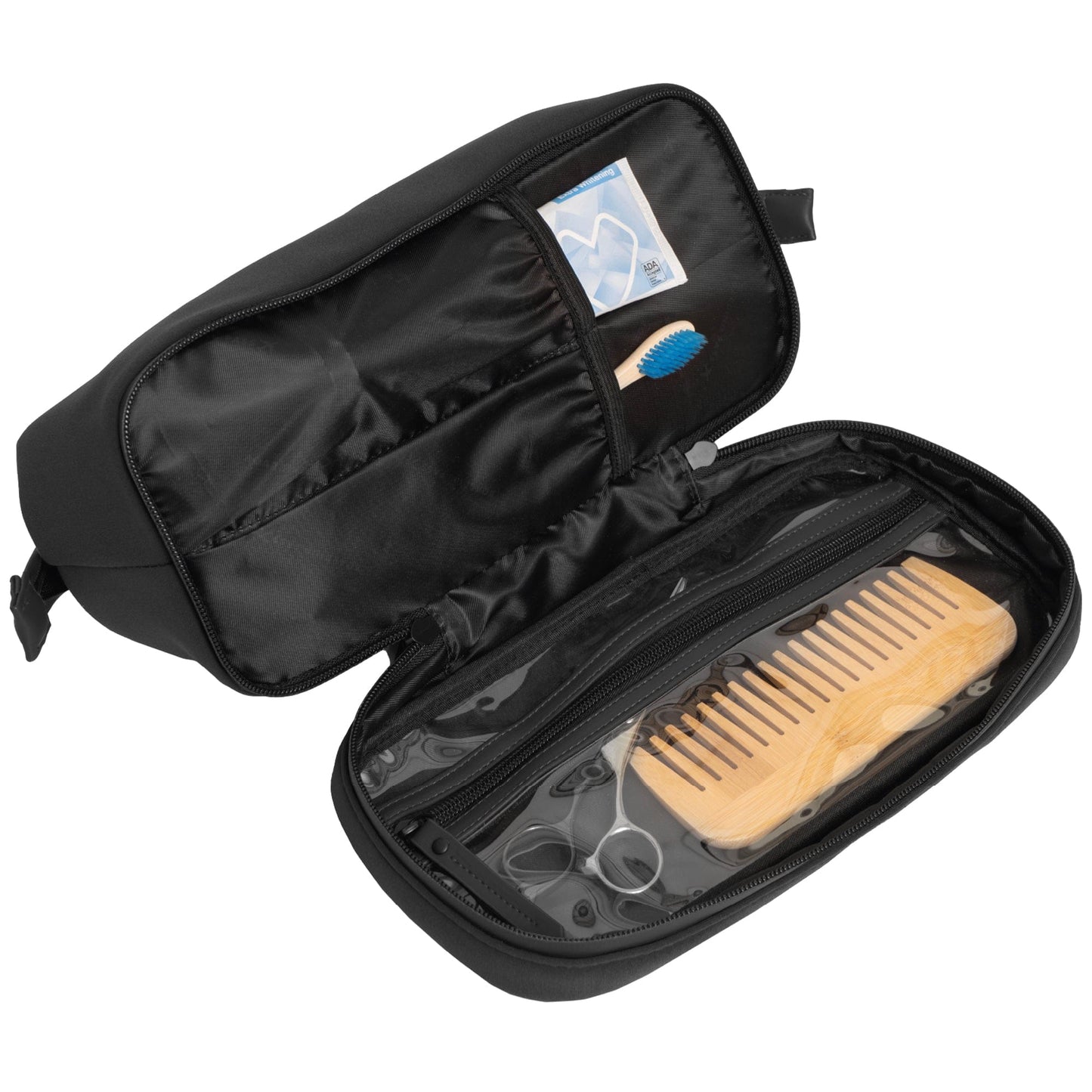 The Callisto Neoprene Drop Bottom Toiletry Case