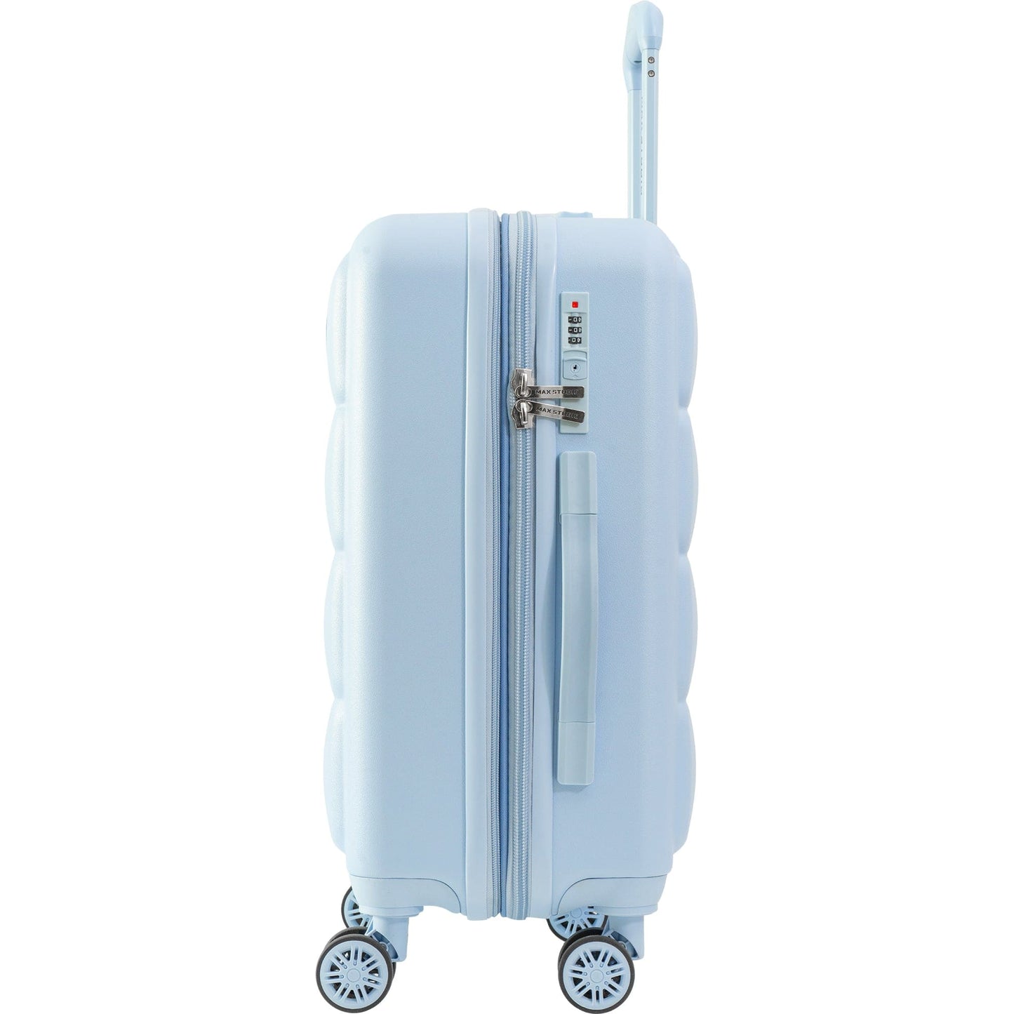 Max Studio The Square Embossed ABS 2-Piece Hard-Sided Luggage Set