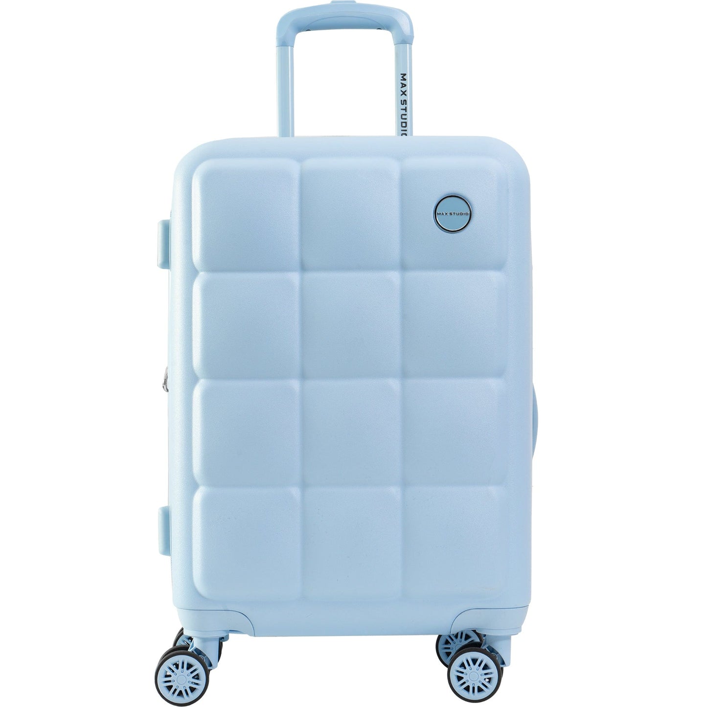 Max Studio The Square Embossed ABS 2-Piece Hard-Sided Luggage Set