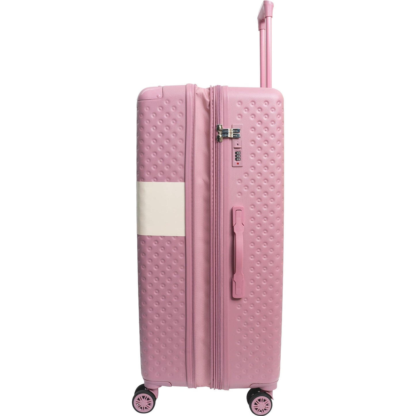 Max Studio Tonal Tufted ABS 2-Piece Hard-Sided Luggage Set