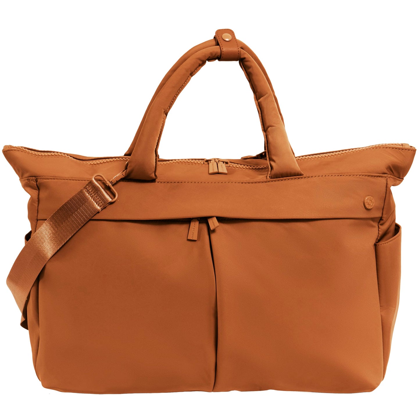 Max Studio The Sylvia 21 Inch Twill Nylon Double Handle Weekender Duffle