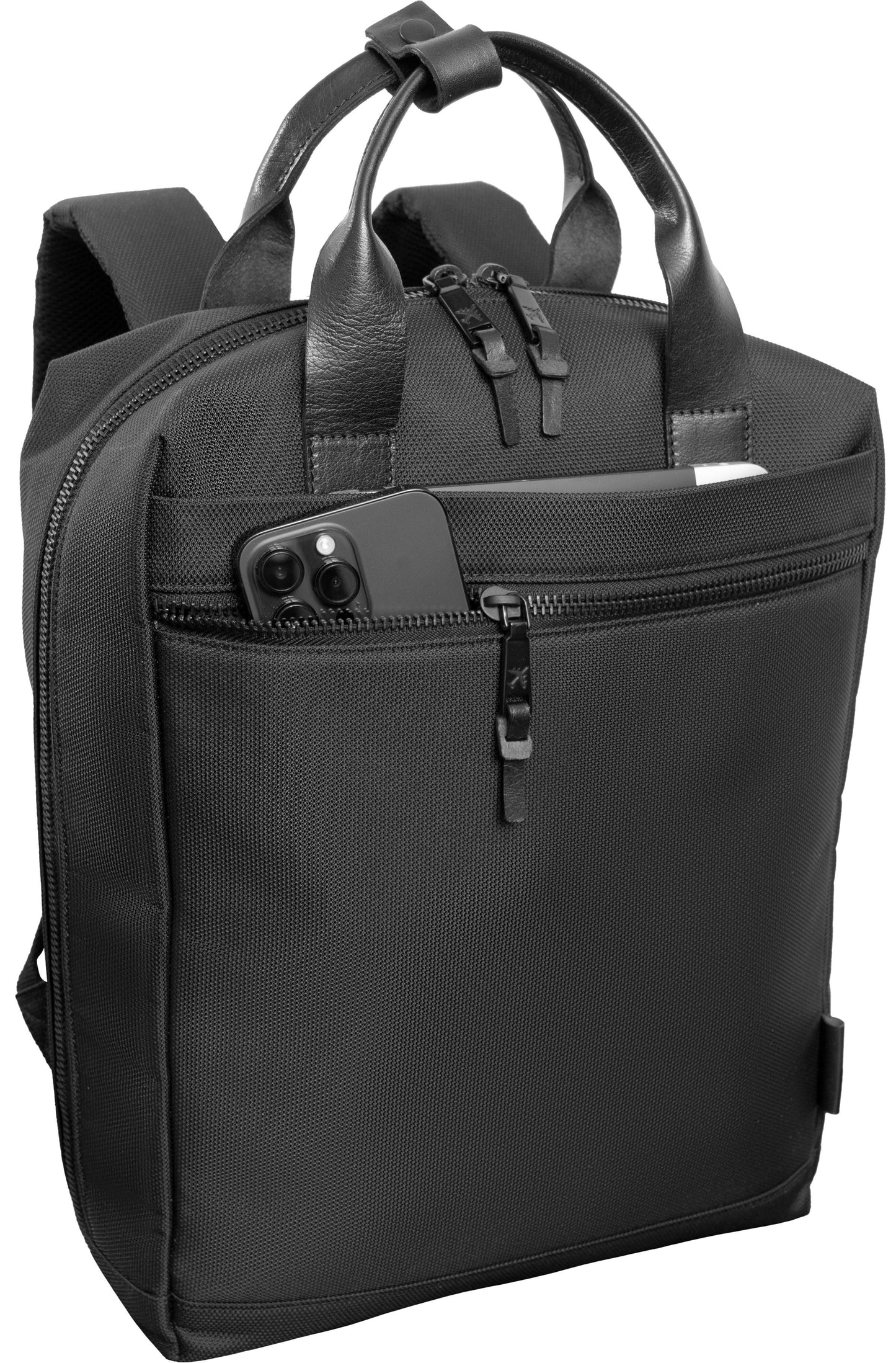 Boarding Pass The 18” Metro 1680 Denier Nylon Backpack -Black