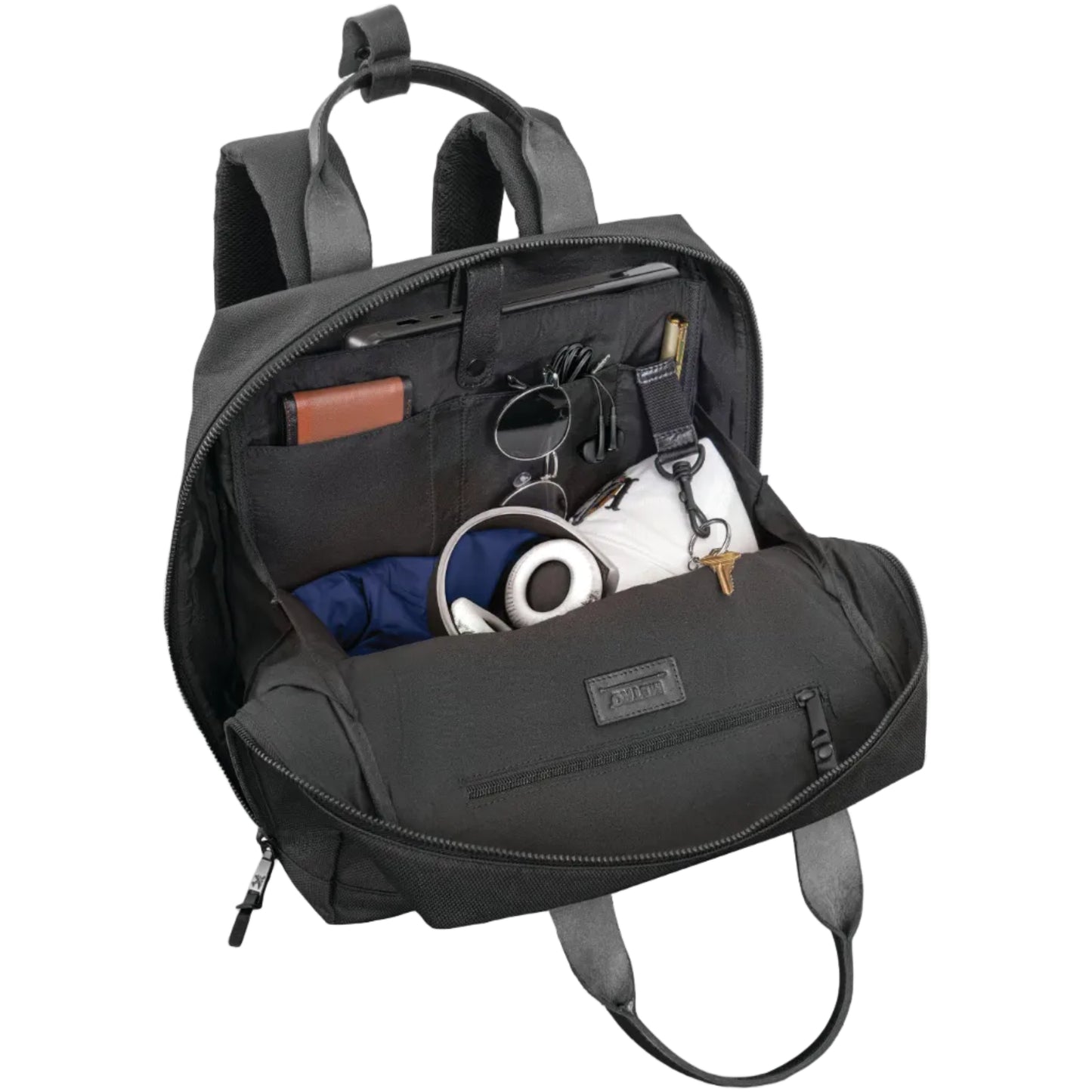 Boarding Pass The 18” Metro 1680 Denier Nylon Backpack -Black