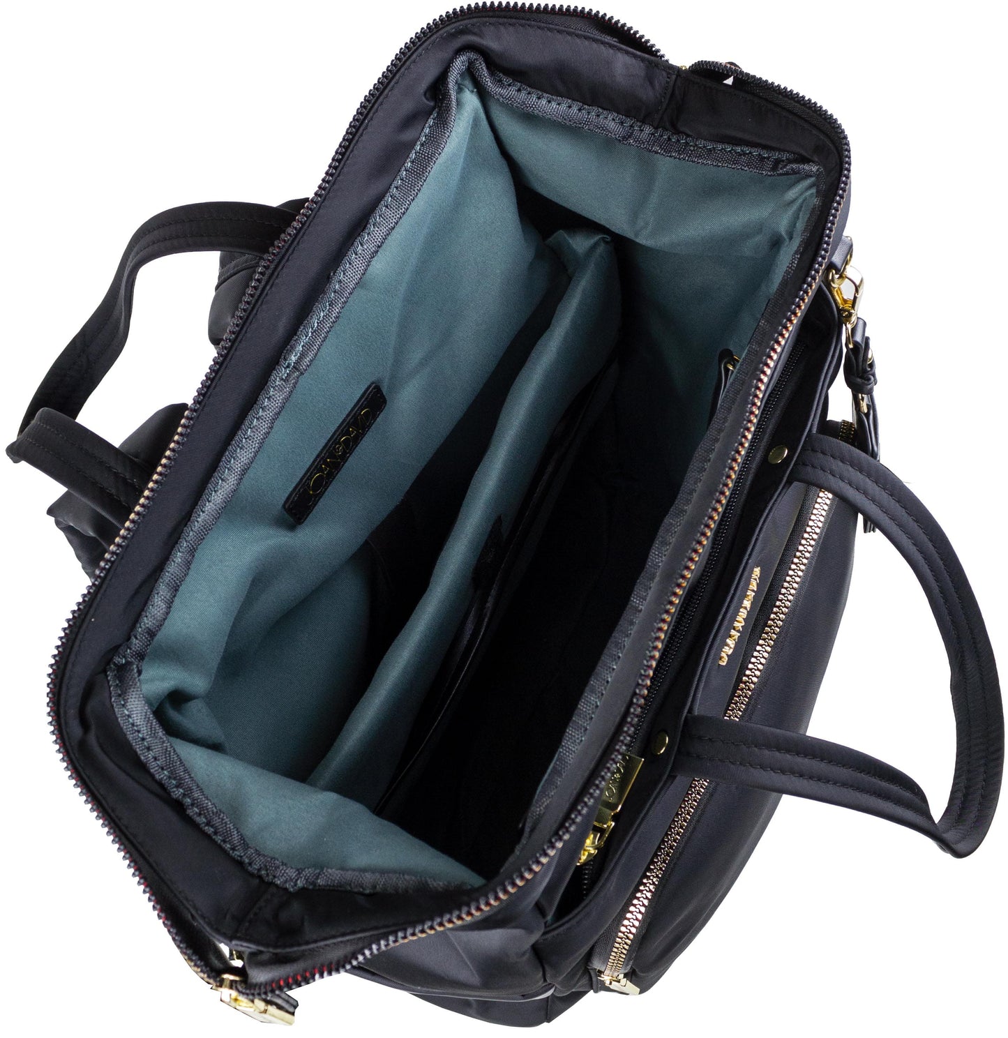 Joan & David Twill Nylon 19 Inch Square Workbook Backpack