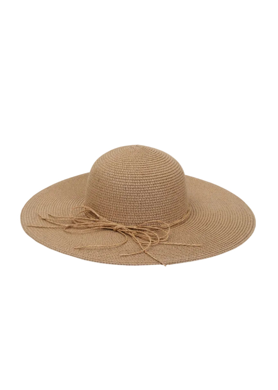 Max Studio Straw Bow Floppy