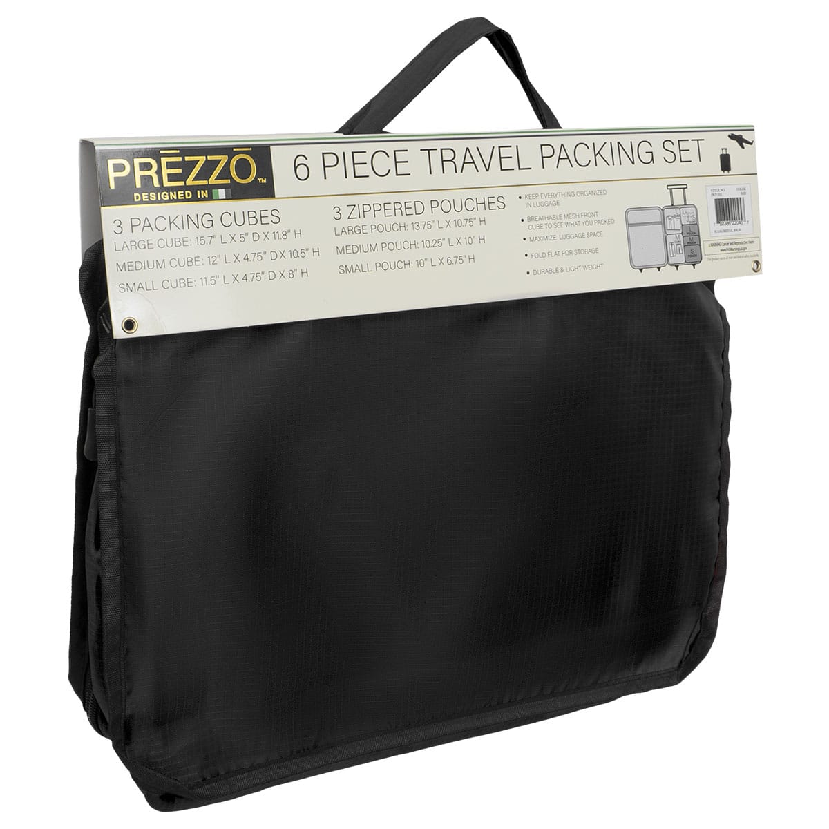 Prezzo Travel Packing Set 6 Piece