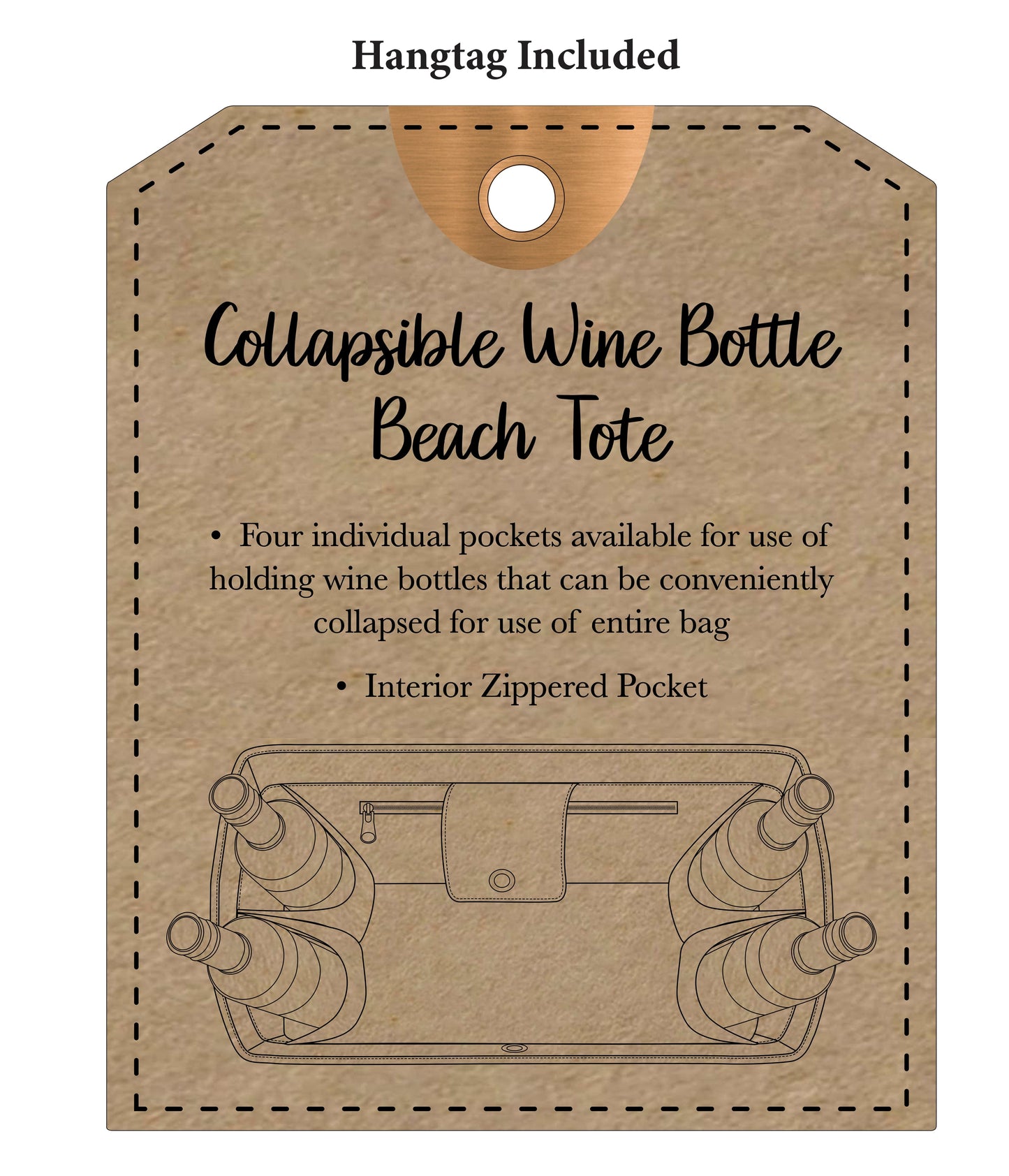 Magid Canvas Wine Tote "MOMMY JUICE"