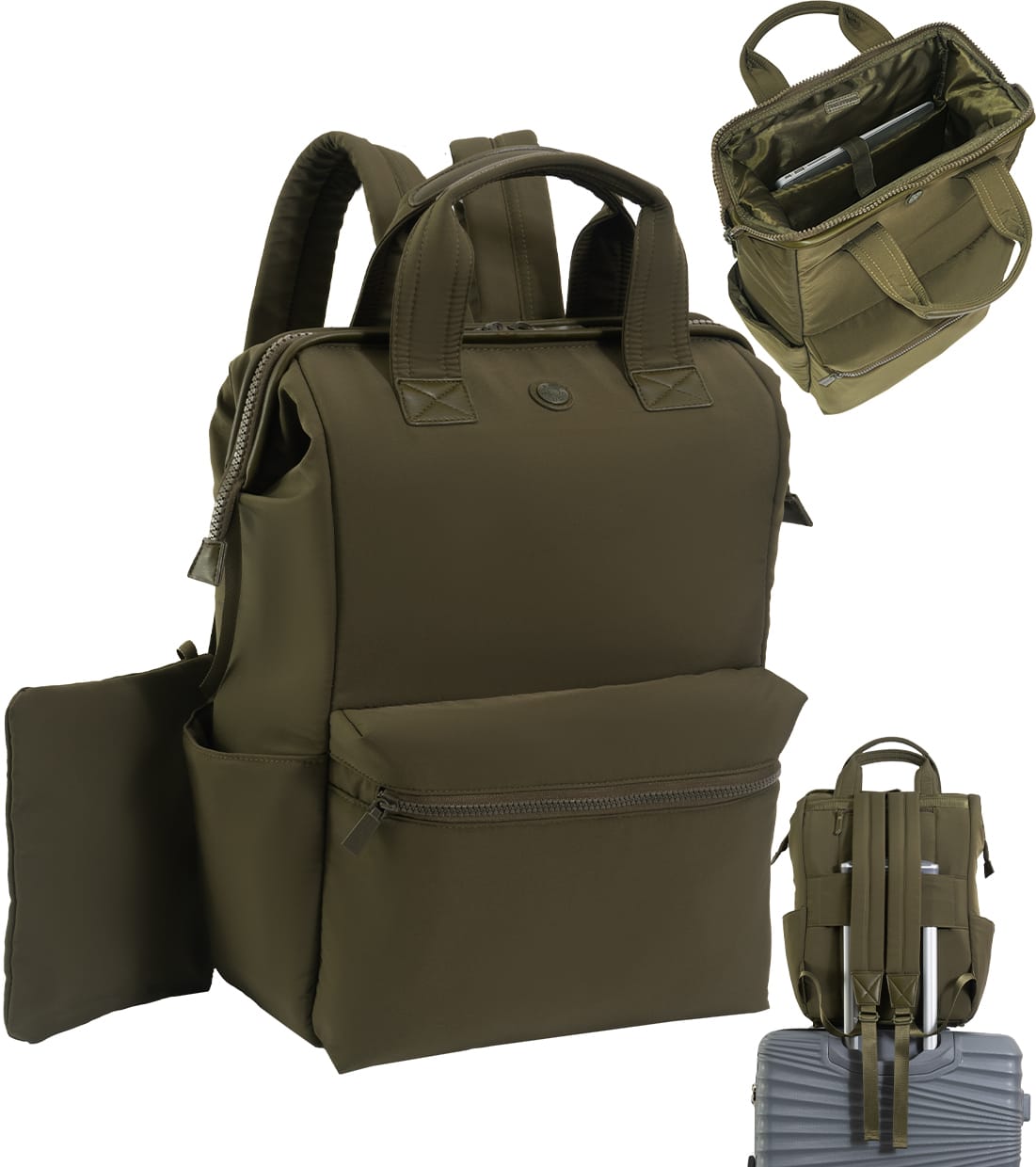 Max Studio The Elise Sport Nylon 18 Inch Workbook Backpack
