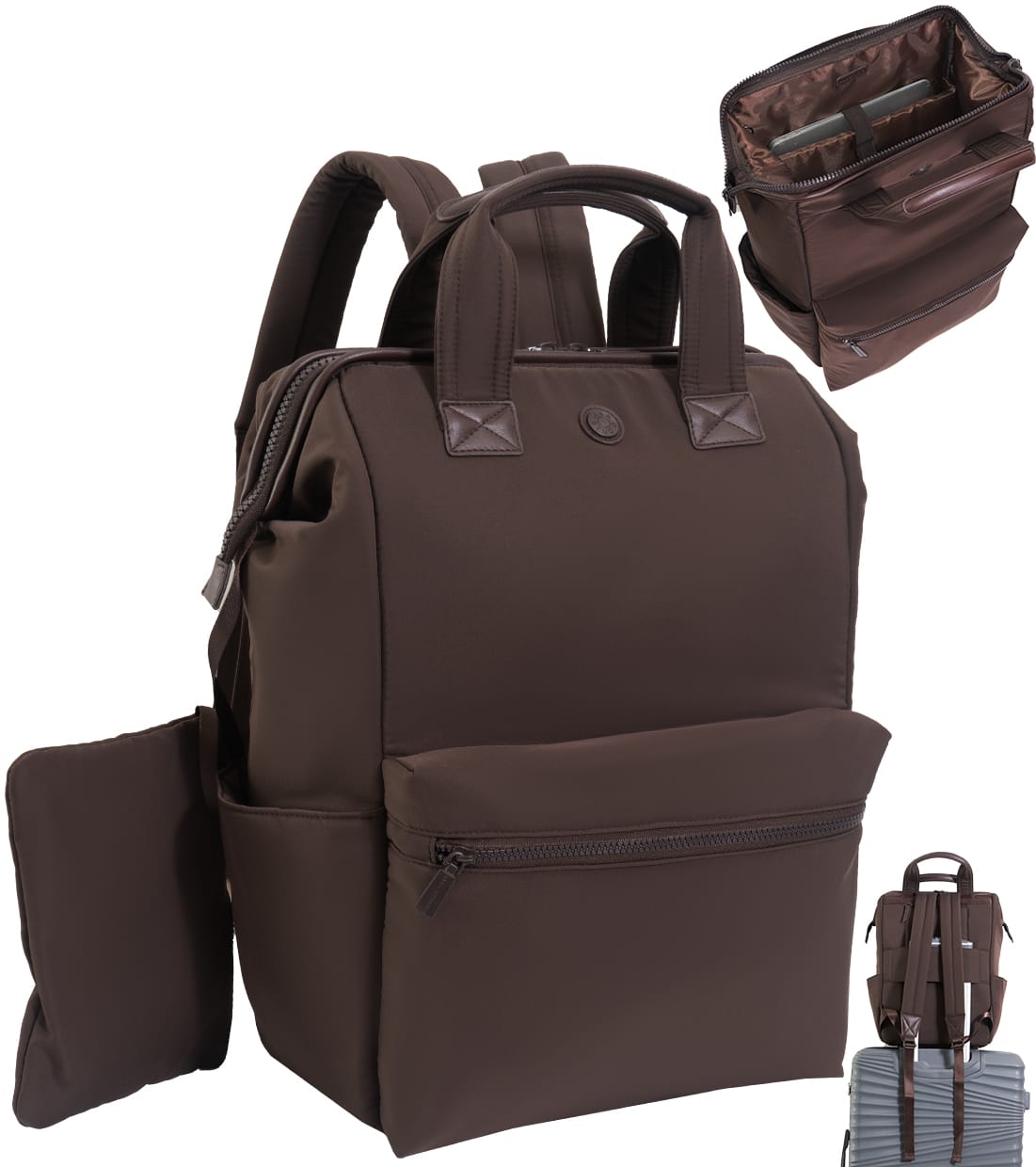 Max Studio The Elise Sport Nylon 18 Inch Workbook Backpack