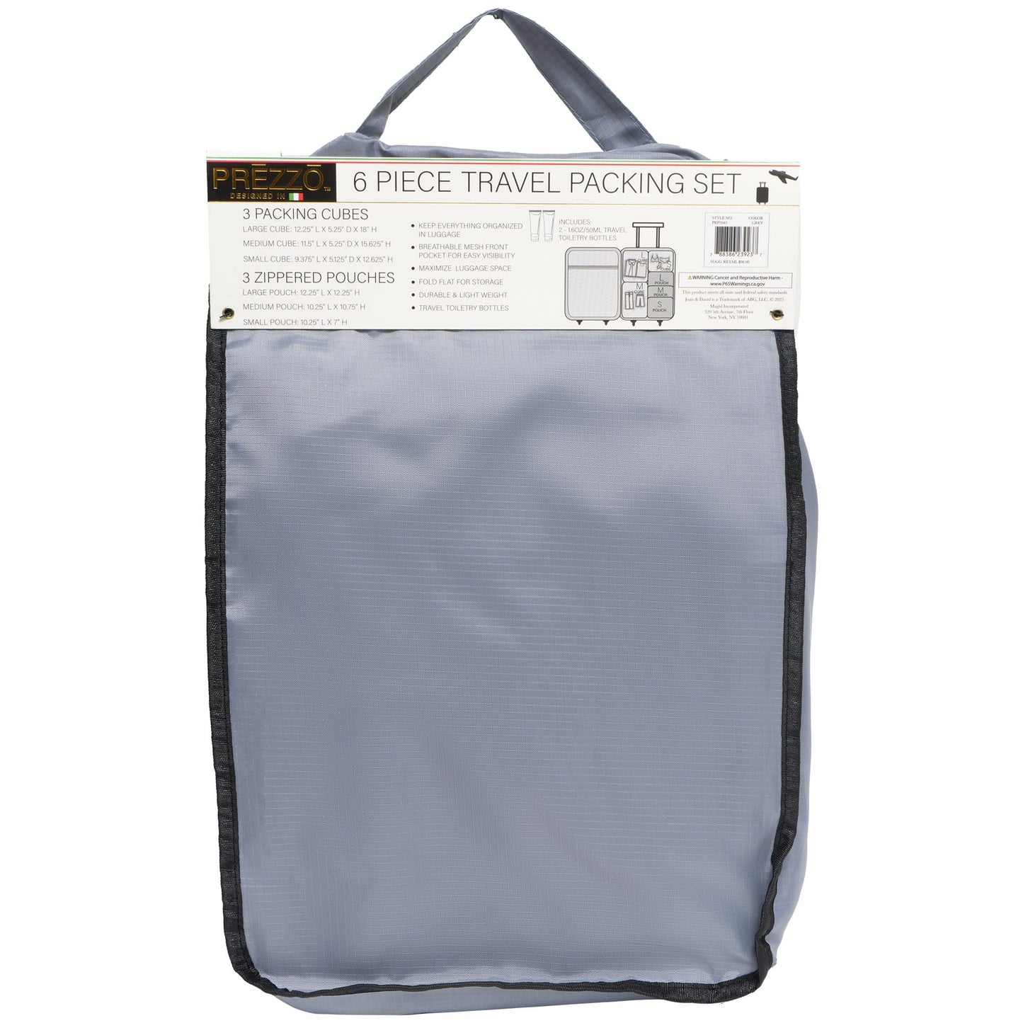 Prezzo Travel Packing Set 6 Piece